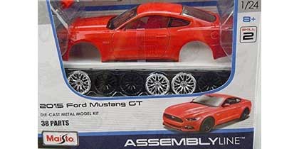 Voitures Civiles-1/24-Maisto-Kit Ford Mustang 2015 