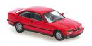 Voitures Civiles-1/43-Maxichamps-Bmw 3 coupe rouge 1992 